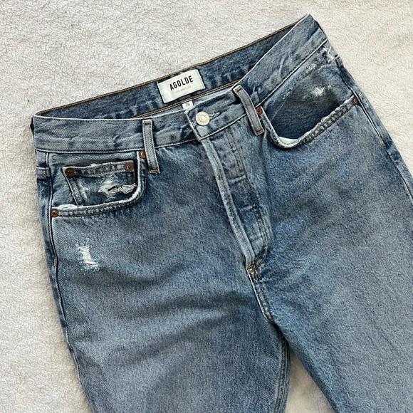 Agolde 90’s Pinch Waist high rise straight leg jeans in backdrop size 26 - Picture 2 of 10